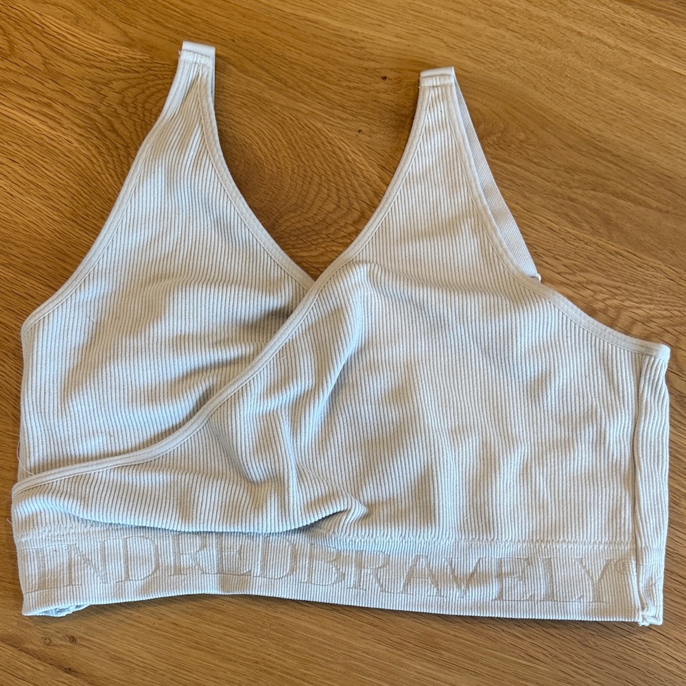 Kindred Bravely Ribbed Bralette Nursing Maternity Bra Busty Large